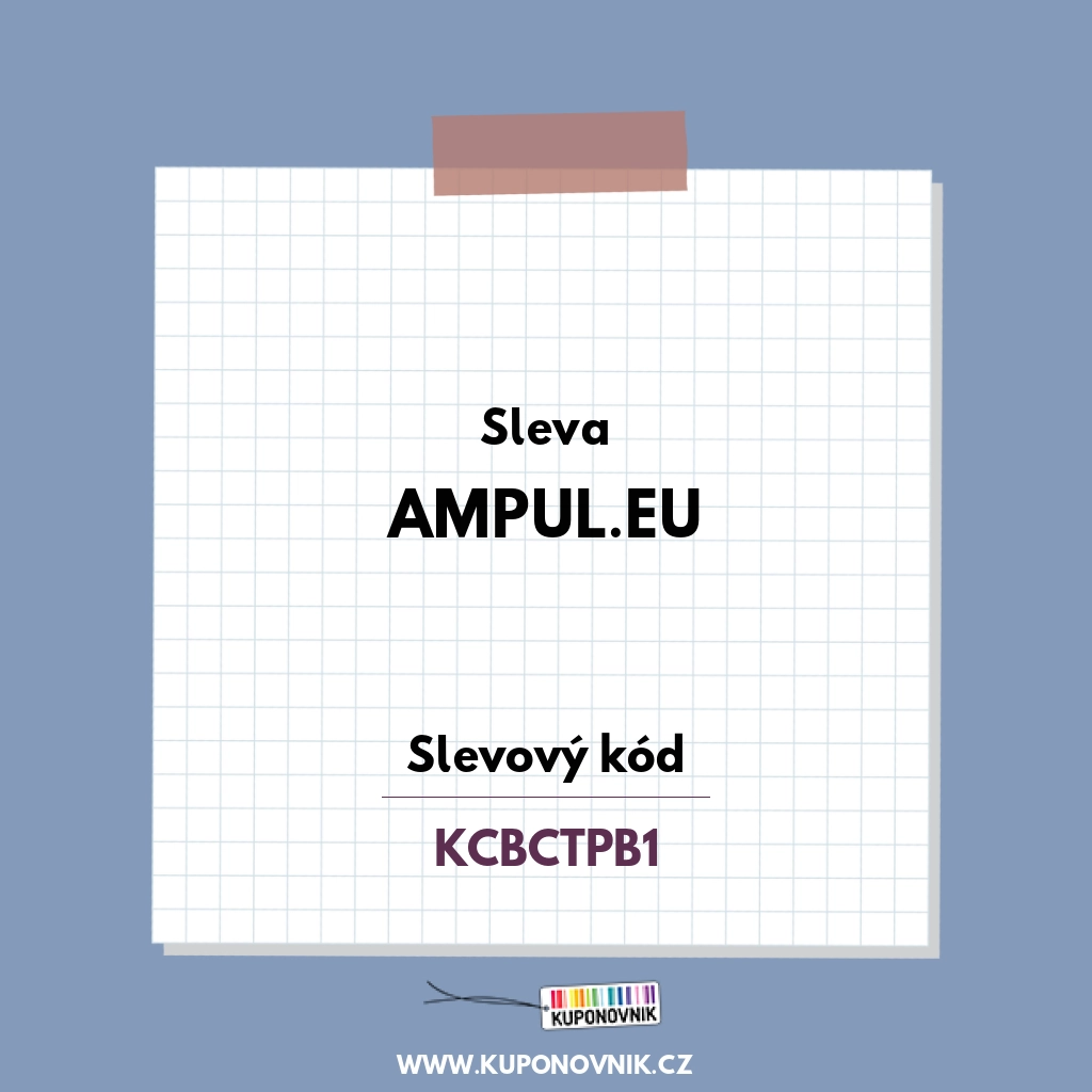 Ampul.eu slevový kód - Sleva