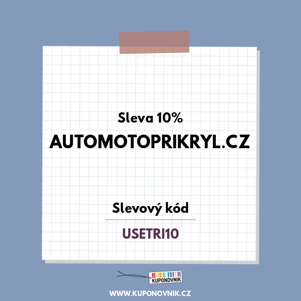 AutoMotoPrikryl.cz slevový kód - Sleva 10%