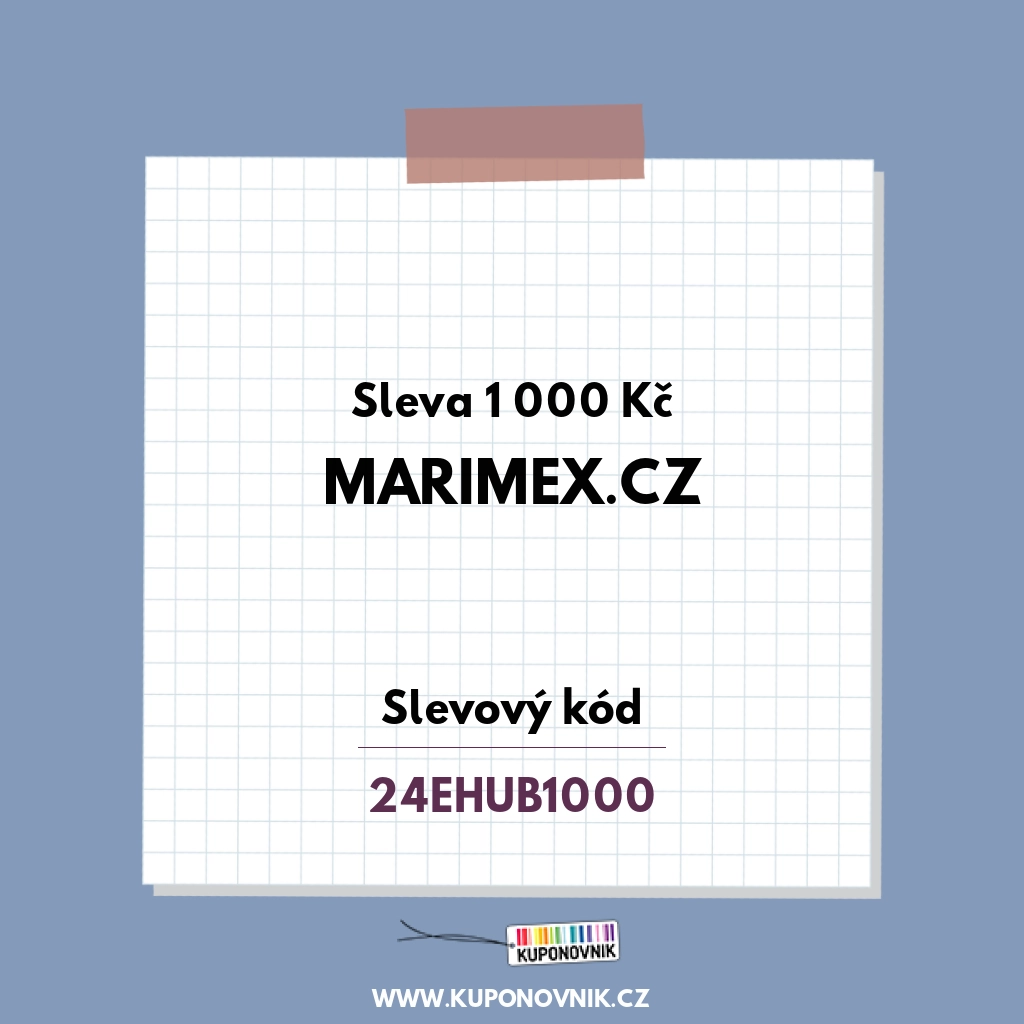 Marimex.cz slevový kód - Sleva 1 000 Kč