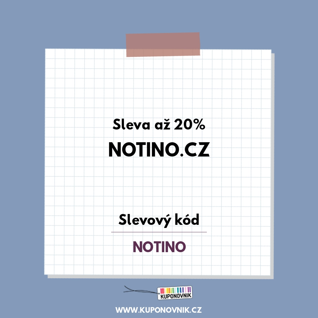 Notino.cz slevový kód - Sleva až 20%