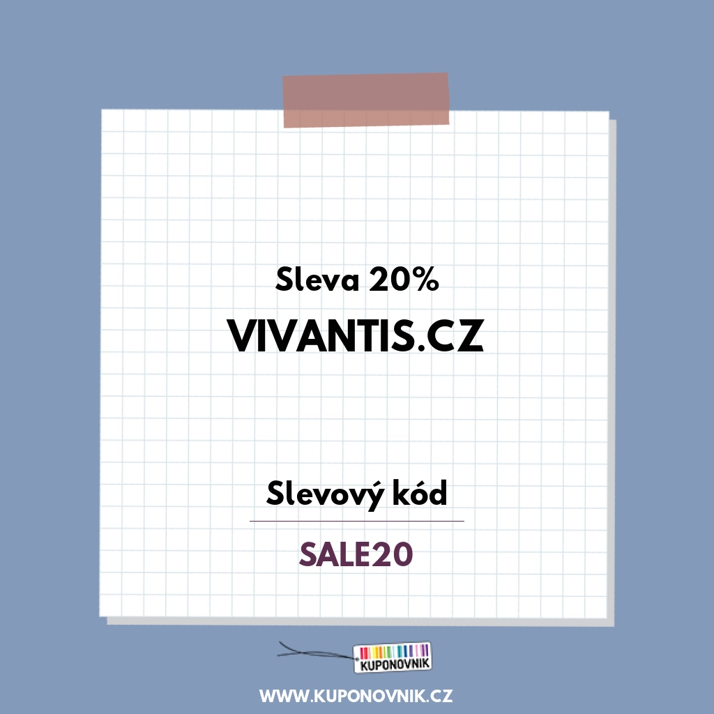 Vivantis.cz slevový kód - Sleva 20%